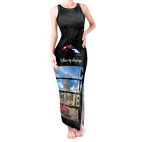 Cuba El Capitolio Tank Maxi Dress Where My Story Begin - Wonder Print Shop