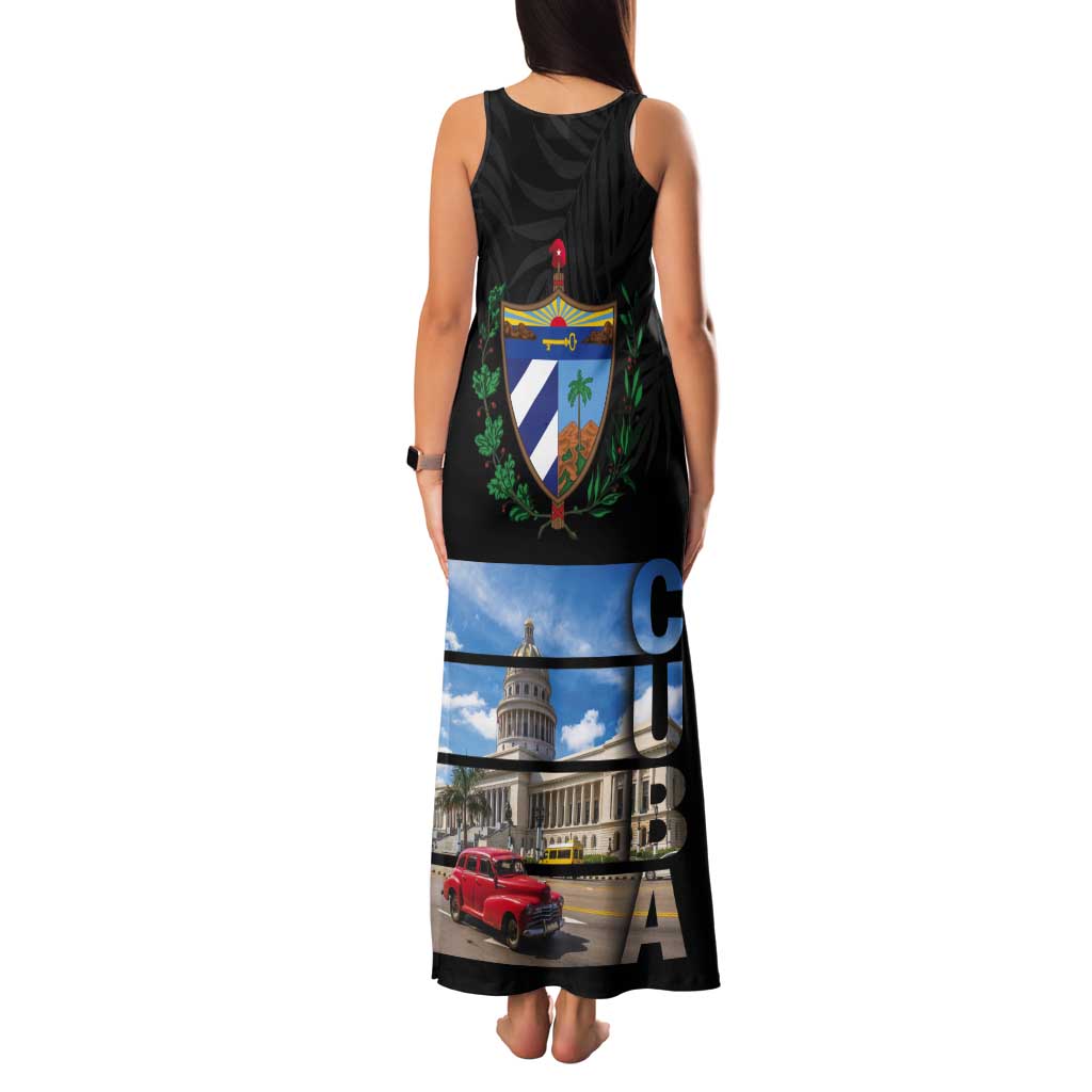 Cuba El Capitolio Tank Maxi Dress Where My Story Begin - Wonder Print Shop