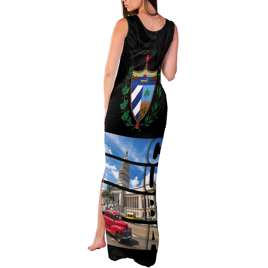 Cuba El Capitolio Tank Maxi Dress Where My Story Begin - Wonder Print Shop