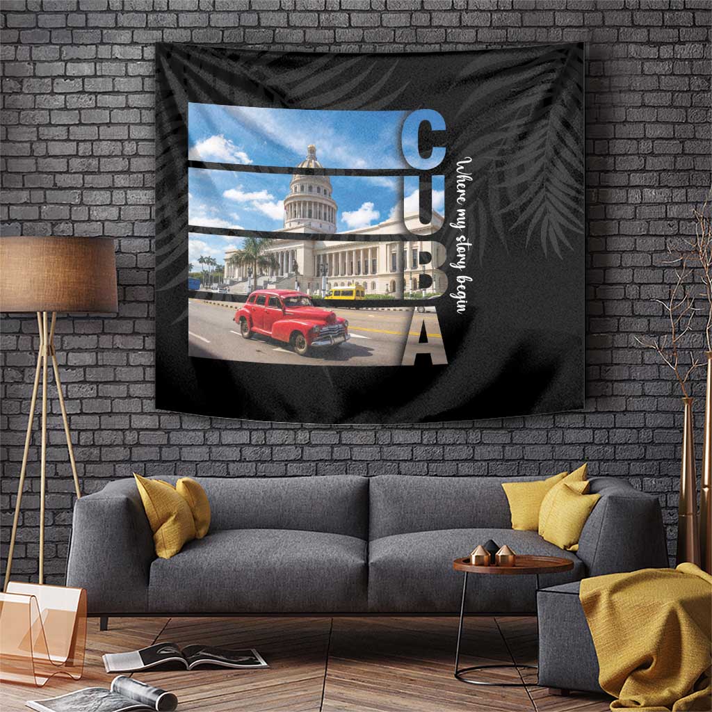 Cuba El Capitolio Tapestry Where My Story Begin - Wonder Print Shop