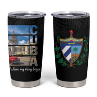 Cuba El Capitolio Tumbler Cup Where My Story Begin - Wonder Print Shop