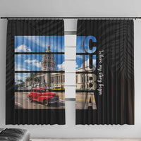 Cuba El Capitolio Window Curtain Where My Story Begin - Wonder Print Shop