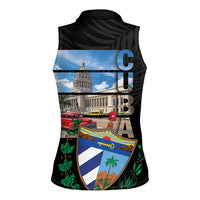Cuba El Capitolio Women Sleeveless Polo Shirt Where My Story Begin - Wonder Print Shop