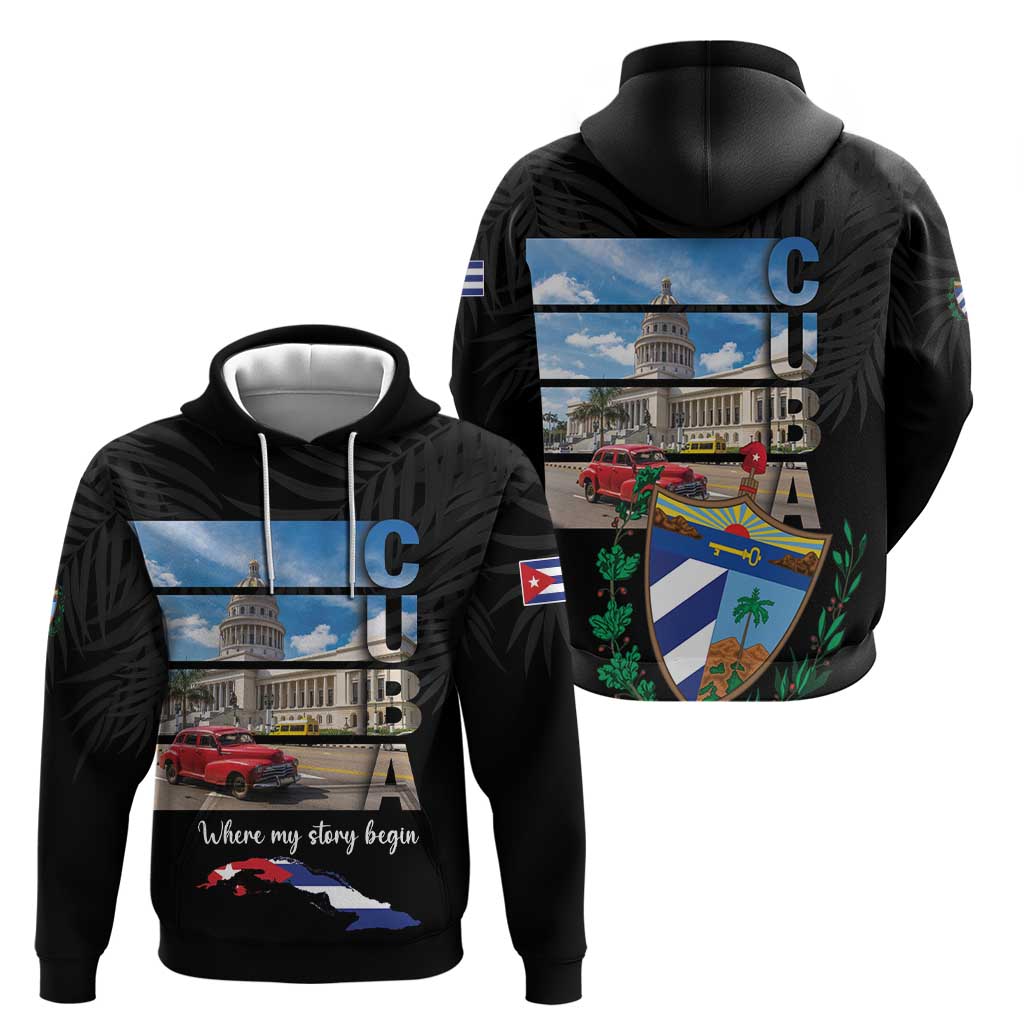 Cuba El Capitolio Zip Hoodie Where My Story Begin - Wonder Print Shop