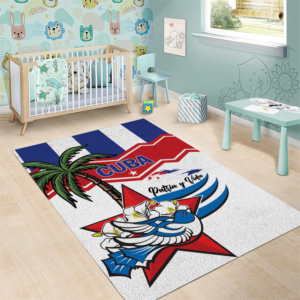 Cuba Patria Y Vida Area Rug Cuban Trogon Unique - Wonder Print Shop