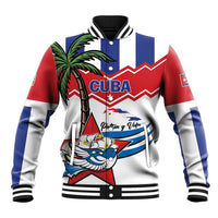 Cuba Patria Y Vida Baseball Jacket Cuban Trogon Unique - Wonder Print Shop
