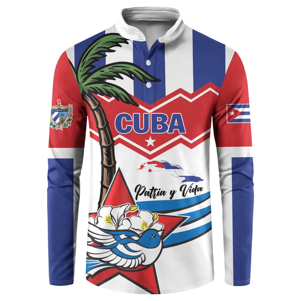 Cuba Patria Y Vida Button Sweatshirt Cuban Trogon Unique - Wonder Print Shop