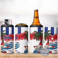 Cuba Patria Y Vida 4 in 1 Can Cooler Tumbler Cuban Trogon Unique - Wonder Print Shop
