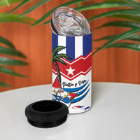 Cuba Patria Y Vida 4 in 1 Can Cooler Tumbler Cuban Trogon Unique - Wonder Print Shop