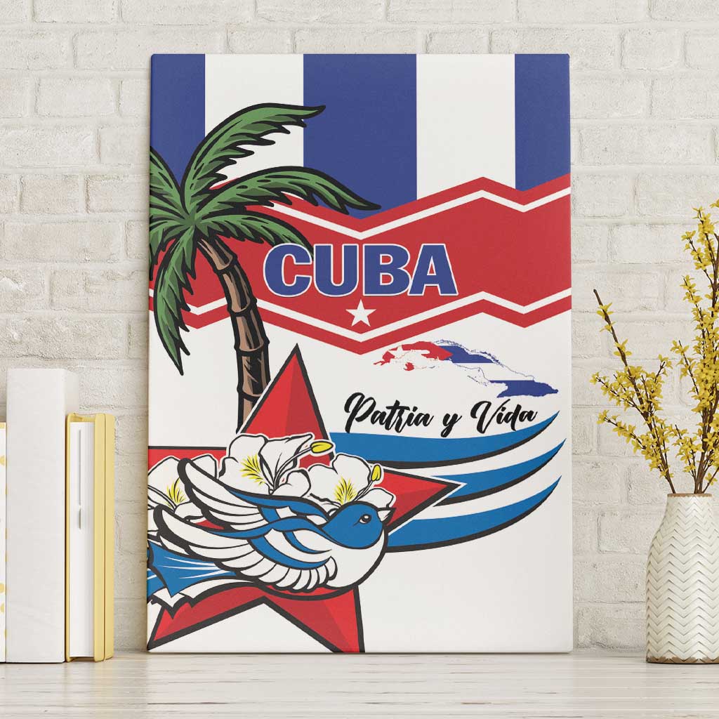 Cuba Patria Y Vida Canvas Wall Art Cuban Trogon Unique - Wonder Print Shop