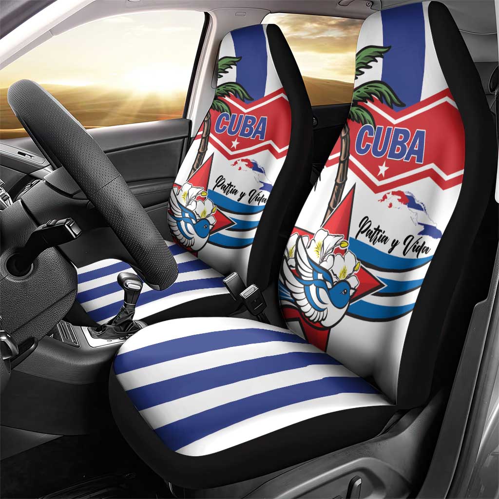 Cuba Patria Y Vida Car Seat Cover Cuban Trogon Unique - Wonder Print Shop