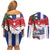 Cuba Patria Y Vida Couples Matching Off Shoulder Short Dress and Long Sleeve Button Shirt Cuban Trogon Unique - Wonder Print Shop