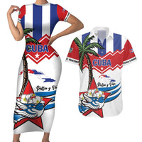 Cuba Patria Y Vida Couples Matching Short Sleeve Bodycon Dress and Hawaiian Shirt Cuban Trogon Unique - Wonder Print Shop