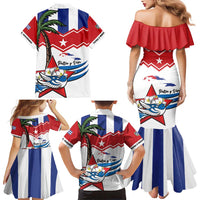 Cuba Patria Y Vida Family Matching Mermaid Dress and Hawaiian Shirt Cuban Trogon Unique - Wonder Print Shop