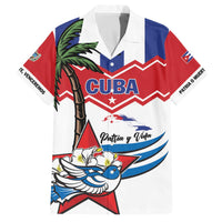 Cuba Patria Y Vida Family Matching Off The Shoulder Long Sleeve Dress and Hawaiian Shirt Cuban Trogon Unique - Wonder Print Shop