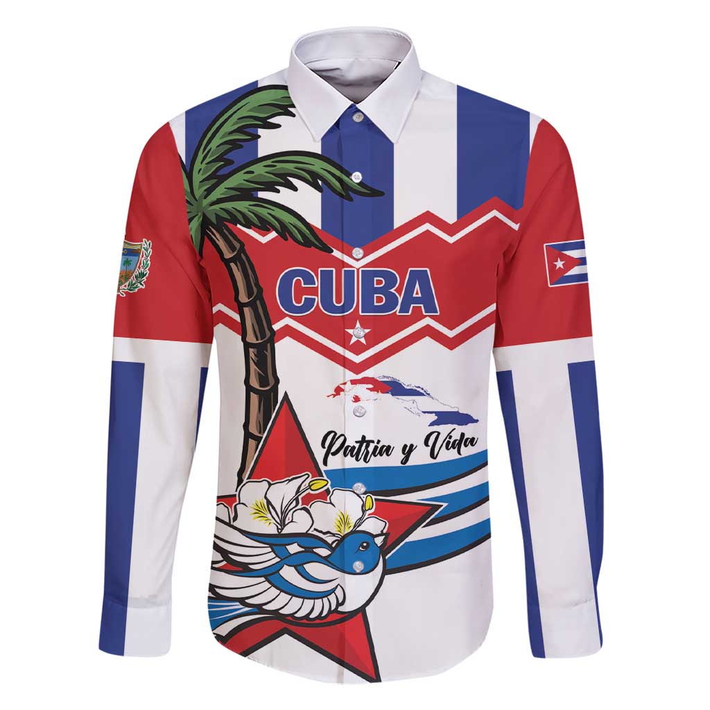 Cuba Patria Y Vida Family Matching Short Sleeve Bodycon Dress and Hawaiian Shirt Cuban Trogon Unique - Wonder Print Shop