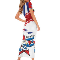 Cuba Patria Y Vida Family Matching Short Sleeve Bodycon Dress and Hawaiian Shirt Cuban Trogon Unique - Wonder Print Shop