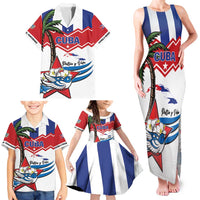 Cuba Patria Y Vida Family Matching Tank Maxi Dress and Hawaiian Shirt Cuban Trogon Unique - Wonder Print Shop