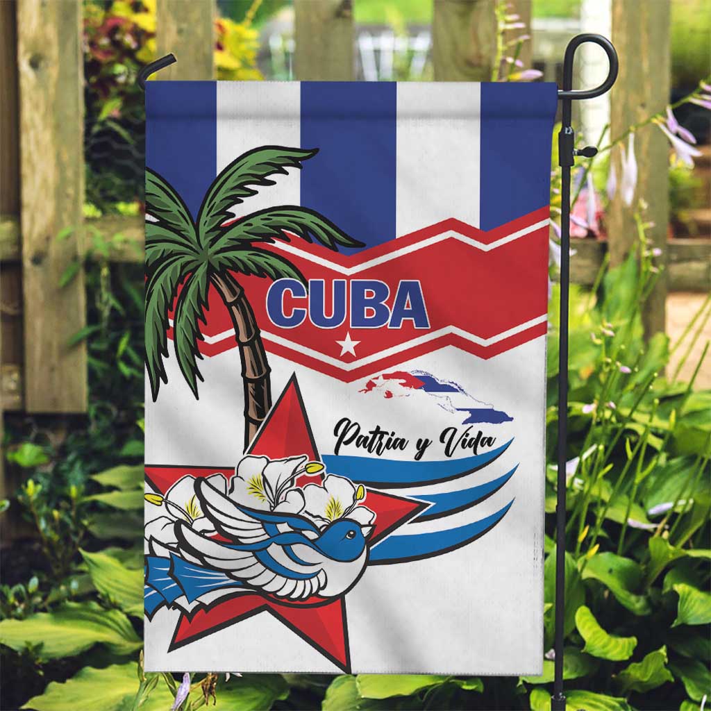 Cuba Patria Y Vida Garden Flag Cuban Trogon Unique - Wonder Print Shop