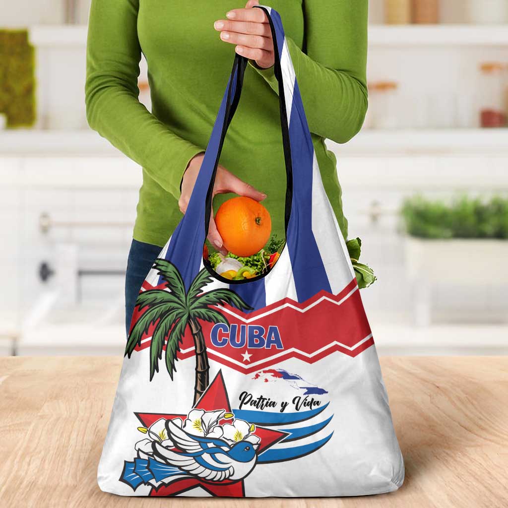 Cuba Patria Y Vida Grocery Bag Cuban Trogon Unique