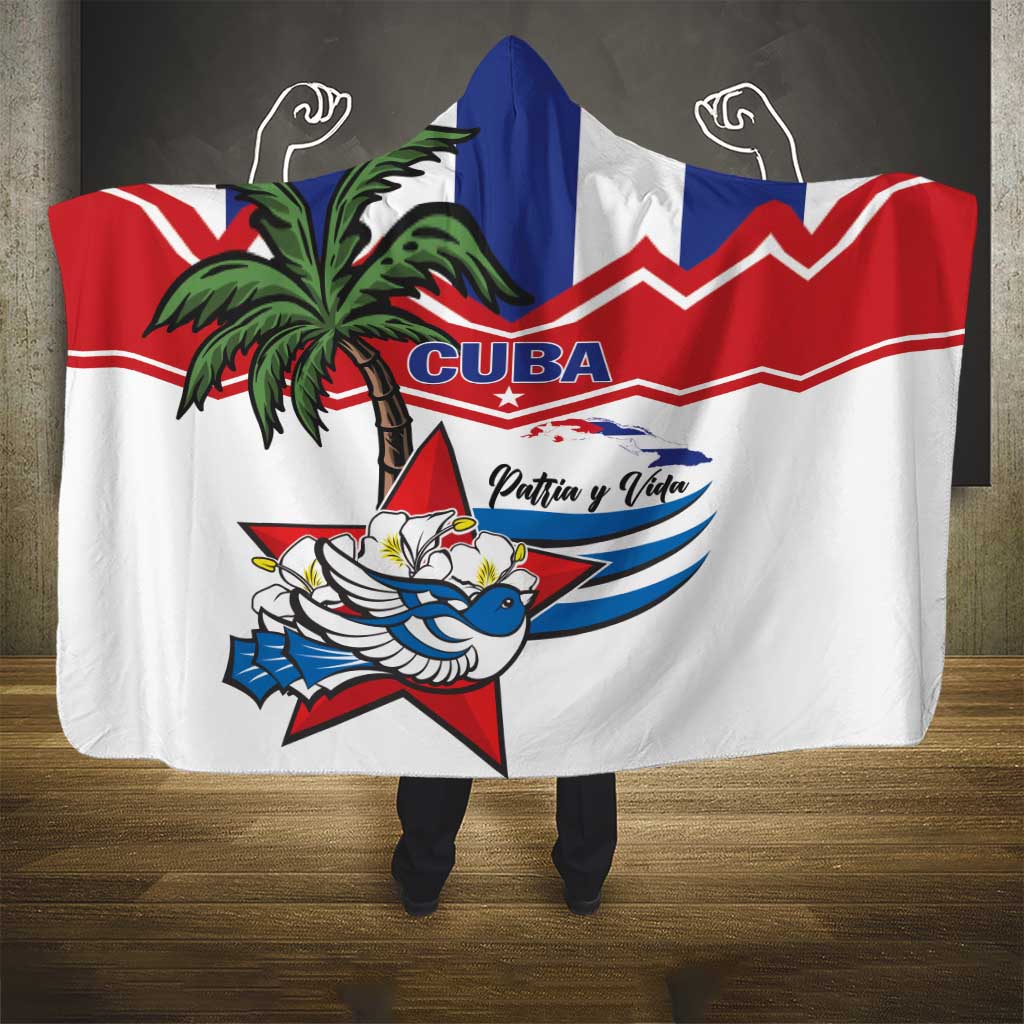 Cuba Patria Y Vida Hooded Blanket Cuban Trogon Unique