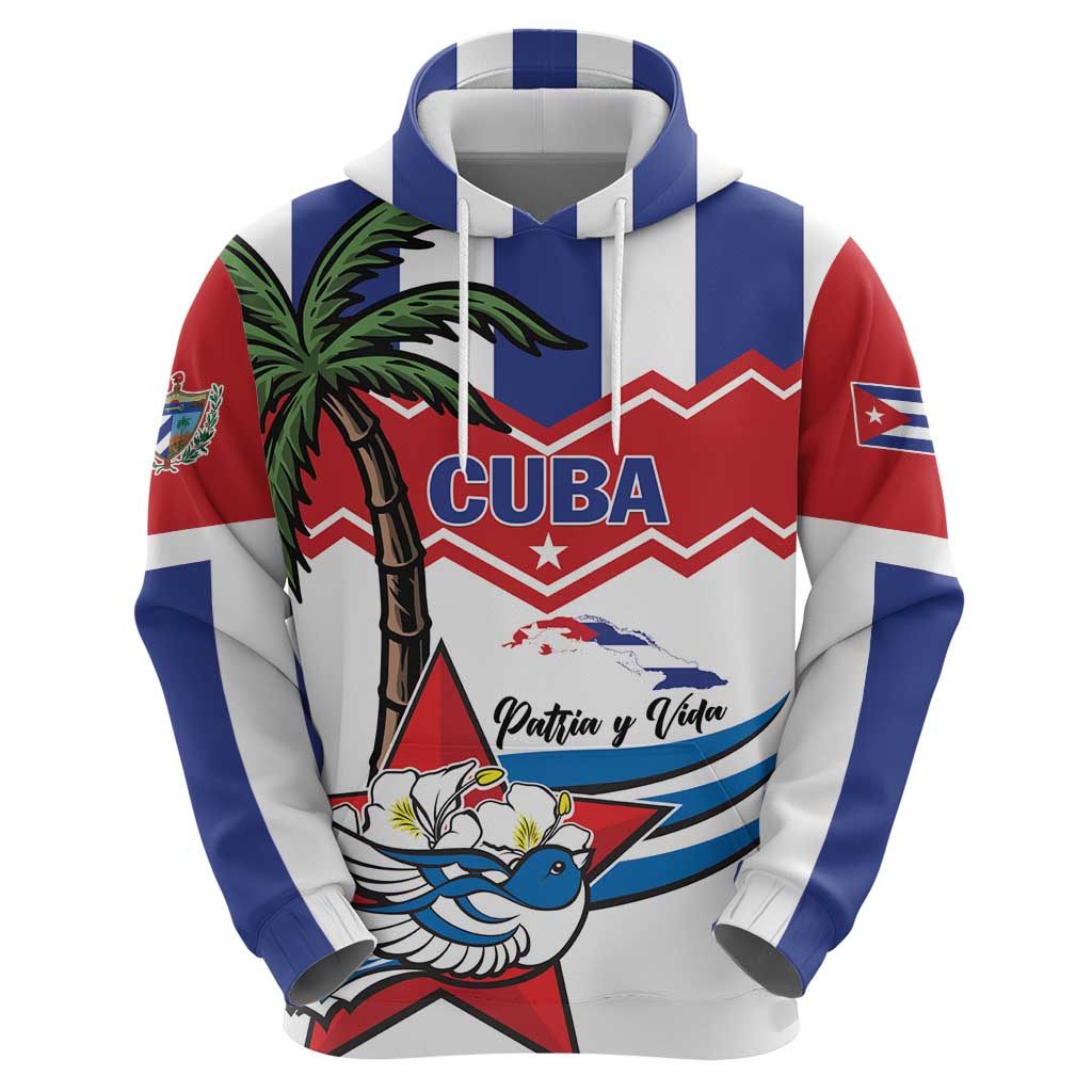 Cuba Patria Y Vida Hoodie Cuban Trogon Unique - Wonder Print Shop