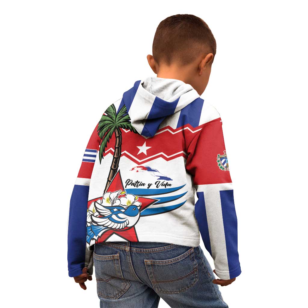 Cuba Patria Y Vida Kid Hoodie Cuban Trogon Unique - Wonder Print Shop