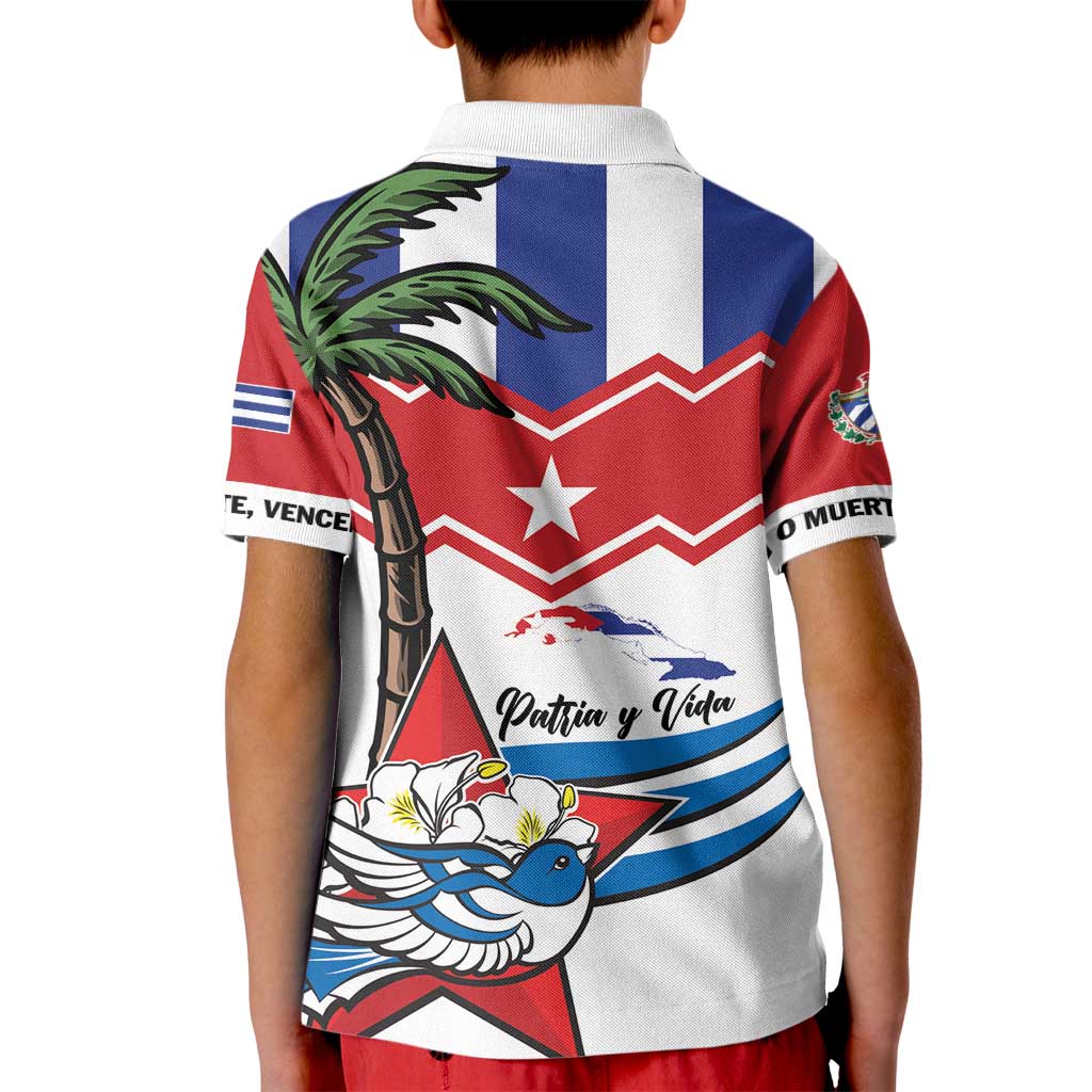 Cuba Patria Y Vida Kid Polo Shirt Cuban Trogon Unique - Wonder Print Shop