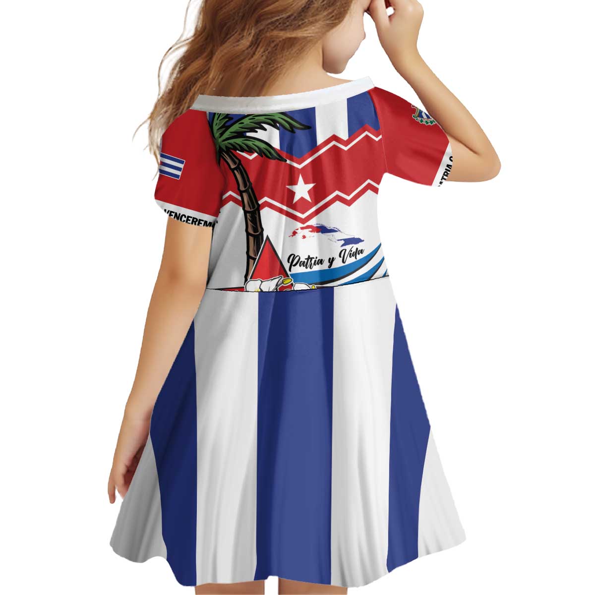 Cuba Patria Y Vida Kid Short Sleeve Dress Cuban Trogon Unique - Wonder Print Shop