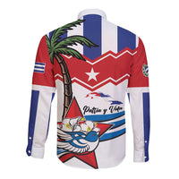 Cuba Patria Y Vida Long Sleeve Button Shirt Cuban Trogon Unique - Wonder Print Shop