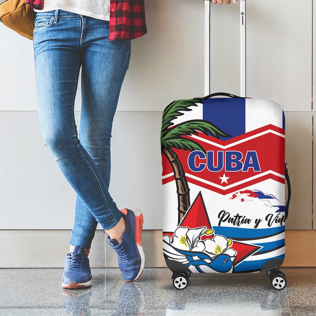 Cuba Patria Y Vida Luggage Cover Cuban Trogon Unique - Wonder Print Shop