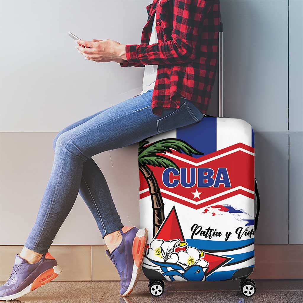 Cuba Patria Y Vida Luggage Cover Cuban Trogon Unique - Wonder Print Shop