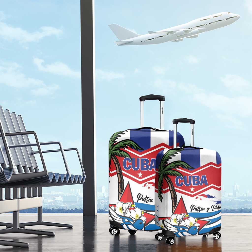Cuba Patria Y Vida Luggage Cover Cuban Trogon Unique - Wonder Print Shop