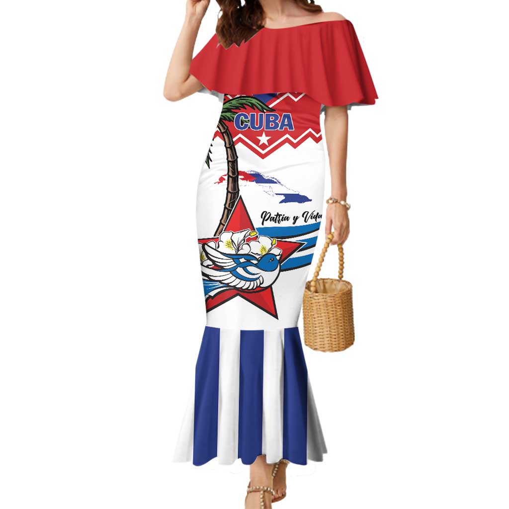 Cuba Patria Y Vida Mermaid Dress Cuban Trogon Unique - Wonder Print Shop