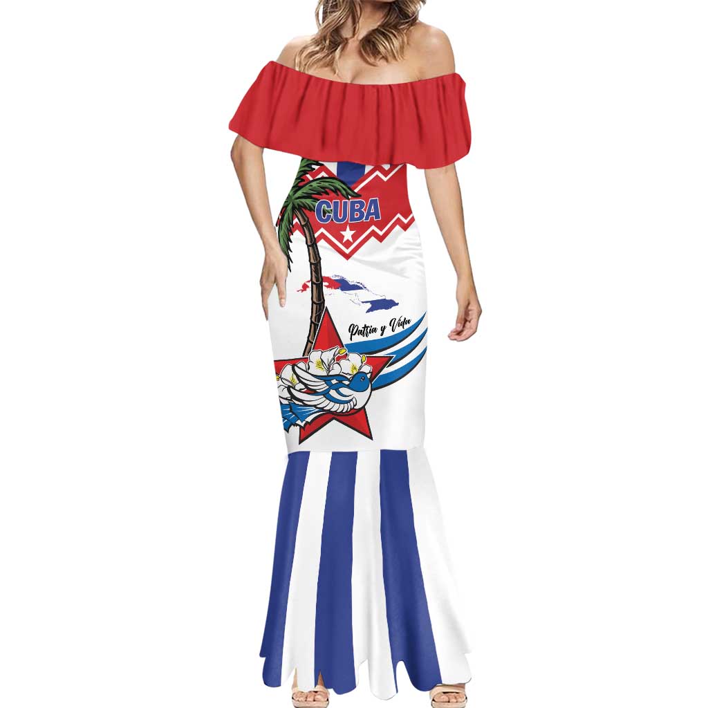 Cuba Patria Y Vida Mermaid Dress Cuban Trogon Unique - Wonder Print Shop