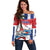 Cuba Patria Y Vida Off Shoulder Sweater Cuban Trogon Unique - Wonder Print Shop