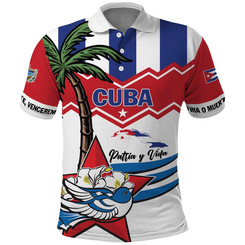 Cuba Patria Y Vida Polo Shirt Cuban Trogon Unique - Wonder Print Shop