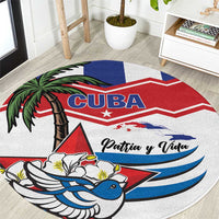 Cuba Patria Y Vida Round Carpet Cuban Trogon Unique
