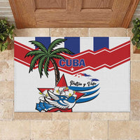 Cuba Patria Y Vida Rubber Doormat Cuban Trogon Unique - Wonder Print Shop