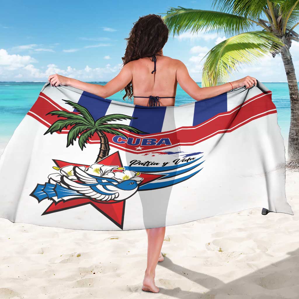 Cuba Patria Y Vida Sarong Cuban Trogon Unique - Wonder Print Shop