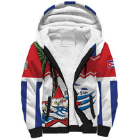 Cuba Patria Y Vida Sherpa Hoodie Cuban Trogon Unique - Wonder Print Shop