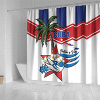 Cuba Patria Y Vida Shower Curtain Cuban Trogon Unique