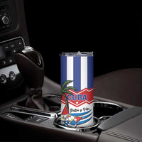 Cuba Patria Y Vida Skinny Tumbler Cuban Trogon Unique - Wonder Print Shop