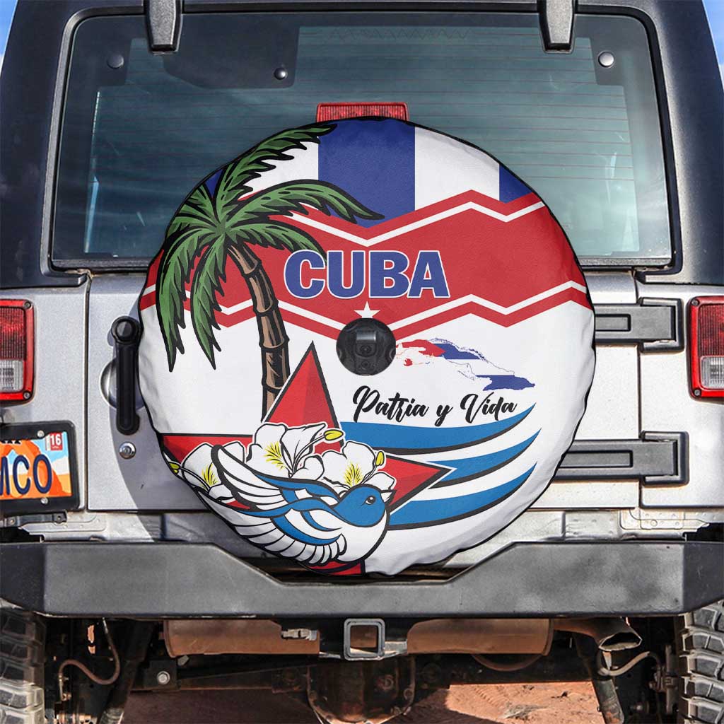 Cuba Patria Y Vida Spare Tire Cover Cuban Trogon Unique - Wonder Print Shop