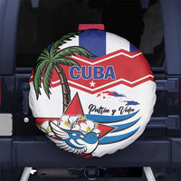 Cuba Patria Y Vida Spare Tire Cover Cuban Trogon Unique - Wonder Print Shop