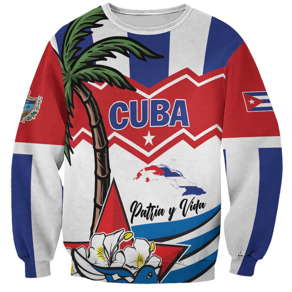Cuba Patria Y Vida Sweatshirt Cuban Trogon Unique - Wonder Print Shop
