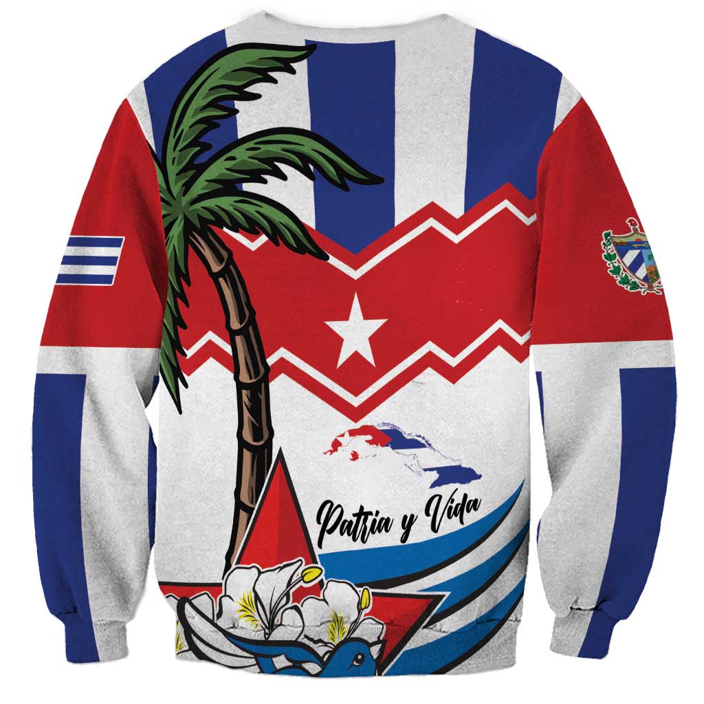 Cuba Patria Y Vida Sweatshirt Cuban Trogon Unique - Wonder Print Shop