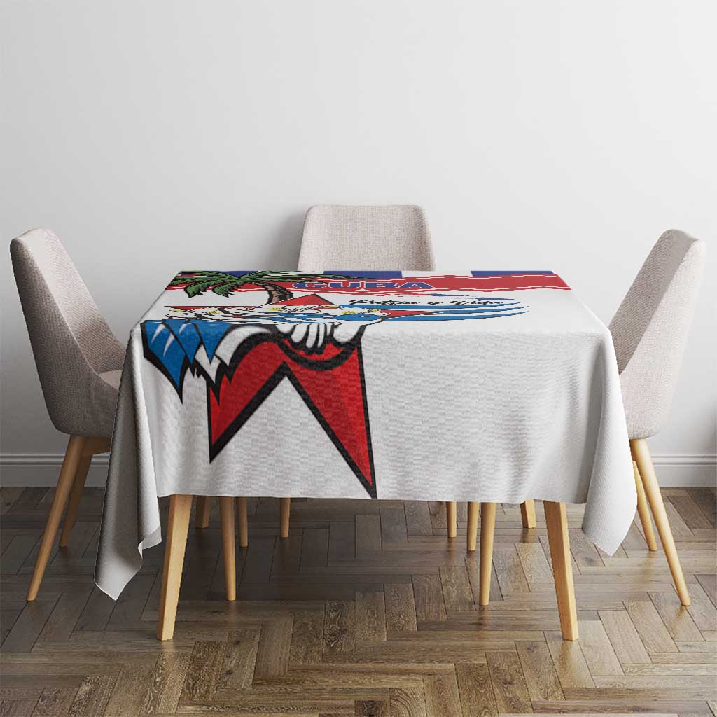 Cuba Patria Y Vida Tablecloth Cuban Trogon Unique - Wonder Print Shop