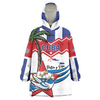 Cuba Patria Y Vida Wearable Blanket Hoodie Cuban Trogon Unique - Wonder Print Shop