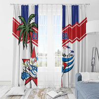 Cuba Patria Y Vida Window Curtain Cuban Trogon Unique - Wonder Print Shop
